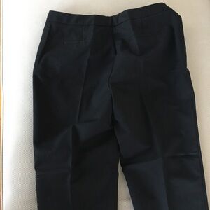 Claudia EV - classic black flat front cropped trouser